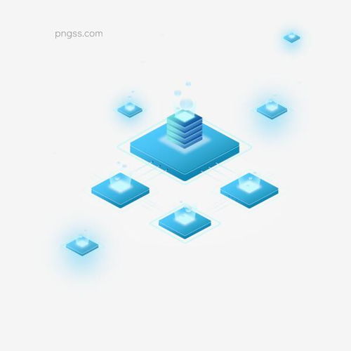 區塊鏈技術開發的盛夏圖景 卡通手繪與矢量圖標的創新融合